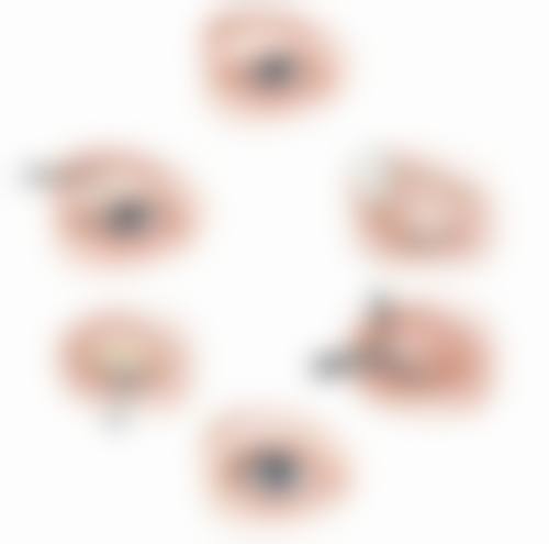 鸡蛋滚眼的操作方法